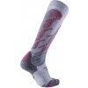 Lyžiarske ponožky UYN Ski All Mountain Lady Light Grey Melange/Coral 35-36