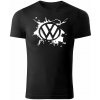 T-ričko Volkswagen Logo Splash pánske tričko Farba trička: Trávová zelená, Farba potlače: Biela, Veľkosť: XL