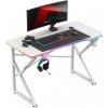 Herný biely stôl Huzaro HERO 1.7 RGB WHITE, HERO 1.7 RGB WHITE SKL10