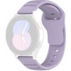 Techsuit - Watchband 20mm (W050) remienok pre Samsung Galaxy Watch 4/5/Active 2, Huawei Watch GT 3 (42 mm)/GT 3 Pro (43 mm) – fialový KF2317649