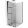 MEXEN/S - Kioto L Sprchová zástena WALK-IN 90 x 200, čierny vzor, čierna 800-090-103-70-77