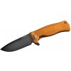 Lionsteel SR FLIPPER ORANGE Aluminum knife, RotoBlock, Chemical Black blade Sleipner SR11A OB