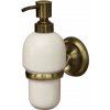 DECO – Dávkovač mydla s držiakom – ant. mosaz – BISK 02213