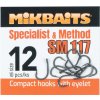 Mikbaits Háčiky Specialits & Method SM 117 Hook 10 ks 12
