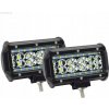 Sada 2 x halogénová pracovná lampa s LED osvetlením 1000 W 12-24 V