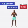 DECATHLON Pánske šortkové plavky Basic New zelené S