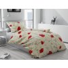 Obliečky bavlnené Maky TiaHome - 1x Vankúš 90x70cm, 1x Paplón 140x200cm