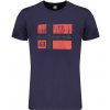 NORWAY 1963 Perfektné Pánske Tričko Big Logo Modré Tmavo Modrá L