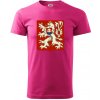Znak ČSR - Československá republika (1948–1960) - Klasické pánske tričko vyššej gramáže - 2XL ( Purpurová )