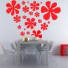 Sablio Samolepka na stenu: Květy set