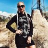 Yakuza dámska dlhá mikina šaty - COMMANDMENT HOODIE KLEID GKB 90119 black Farba: čierna, Veľkosti dámske: XS