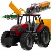 Traktor z napędem s pohyblivými prvkami a prívesom 53 cm