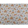 Gobelínová látka ŽLTÉ HUSIČKY šíře 280 cm