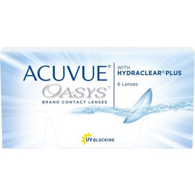 ACUVUE® OASYS with HYDRACLEAR® PLUS 6 šošoviek