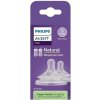 Avent Philips cumlík Natural Response 5 rýchly prietok 2 ks transparentni