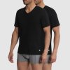 Pánske tričko CHAMPION T-SHIRT V-NECK 2 kusy čierne Farba: Čierna, Veľkosť: S