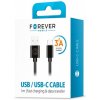 Forever Nabíjací Kábel USB - USB-C 1,0 m 3A čierny