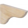 Walteco Drevená konzola 190x110 mm nosnosť 15 kg borovica prírodná 6151