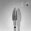 STALEKS Karbidový brúsny nadstavec - “pine cone” black hard - FT110H060/14