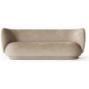 Ferm Living Pohovka Rico Faded Velvet, 3-miestna – piesková