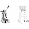 La Pavoni Europiccola Lusso + Ascaso H64, white