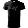 Trsátko fotka - Tričko extra veľké (5-8XL) - 5XL ( Čierna )