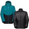 Mammut Alto Light 3in1 HS Hooded Jacket deep teal-black Veľkosť: 3XL