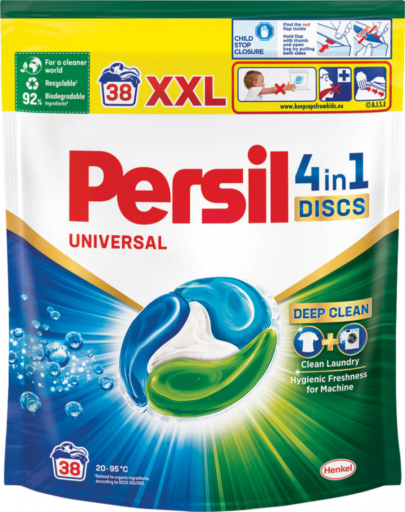 Persil Discs 4 v 1 Universal kapsule na pranie 38 ks