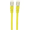 Intellinet 740746 RJ45 sieťové káble, prepojovacie káble CAT 6A S/FTP 10.00 m žltá fóliové tienenie, tienenie pletivom, tienený, bez halogénov 1 ks; 740746
