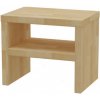 Mrava Nočný stolík TNS 1 olejovosk brest 44,5 x 50 x 35 cm