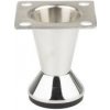 Nábytková nožička FS002, lesklý chróm 80mm