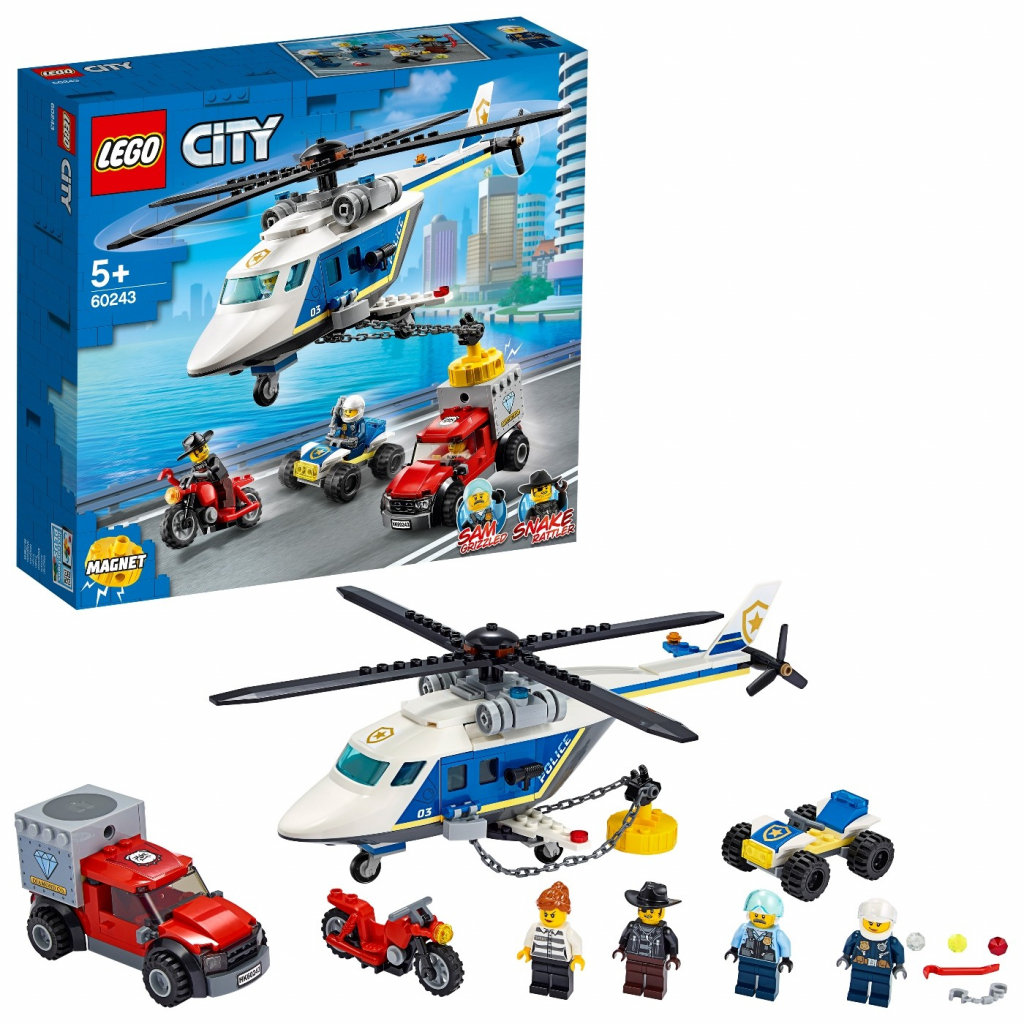 LEGO® City 60243 Police Helicopter Chase od 24 € - Heureka.sk