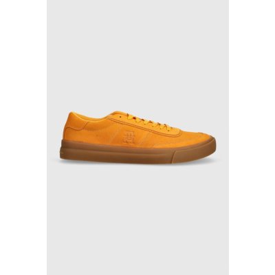 Tommy Hilfiger TH CUPSET SUEDE oranžová