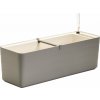 Plastia truhlík samozavlažovací Berberis - taupe + slonová kosť 60 cm
