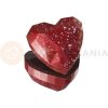 Polykarbonátová forma na pralinky a čokoládu - srdce, 24 ks x 10g, 33x33x15 mm - MA1993 | MARTELLATO, Heart/Diamond