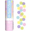 Godan Vystreľovacie konfety Pastel Party farebné papierové krúžky 15cm