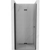 Mexen LIMA sprchové skladacie dvere ku sprchovému kútu 120 cm, čierna-transparentná, 856-120-000-70-00