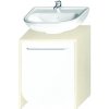 Skrinka pod umývadlo DEEP by Jika, ľavá, vr.úchytky, breza/biela, 4540124348021