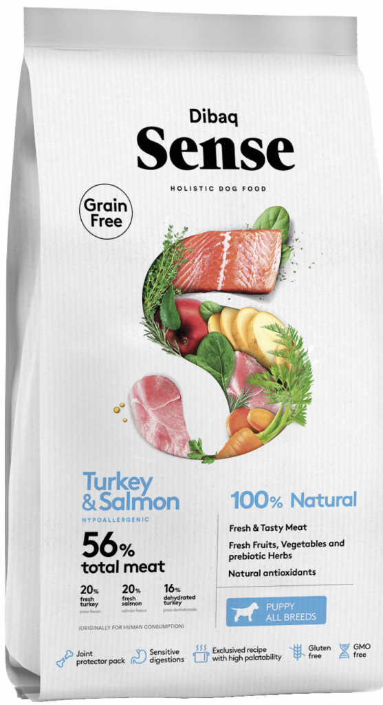 Dibaq sence Salmon-Turkey Puppy 12 kg