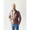 Max Original Leather Pánska kožená bunda DAMIAN cognac (5XL 66-68) - Cognac - 5XL