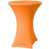 DENA Elastický poťah ONYX PRO na koktejlové stoly 80-85cm 210 g/m² Oranžová