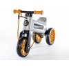 FUNNY WHEELS Rider SuperSport 2v1 šedé matné s popruhom a tichými kolesami