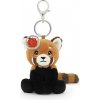 Plyšová panda červená klíčenka 12 cm - plyšové hračky