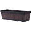 Strend Pro Kvetináč GDA Woodeff 816 teak 46x17x14 cm