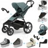 Set 10v1 Thule Urban Glide 4-wheel Mid blue 2024+madlo+vanička Soft beige+Thule Maple Mid blue+Thule Alfi+príslušenstvo Thule