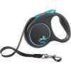 Vodítko Flexi Black Design S páska 5 m modré (do 15 kg)