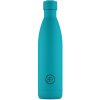 Termo fľaša z nerezovej ocele COOL BOTTLES Vivid Turquoise trojvrstvová 750 ml