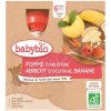 Babybio vrecúško jablko marhuľa banán 4 x 90 g