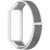 Nylónový náhradný náramok pre Xiaomi Smart Band 8 Active a Redmi Band 2 Farba: biela - šedá