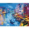 Diamondi Diamantové maľovanie - BENÁTKY S GONDOLAMI V IMPRESIONIZME Rámovanie: vypnuté plátno na rám, Rozmer: 40x50 cm